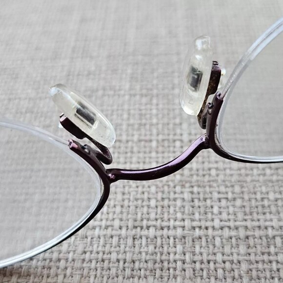 Marchon Women Glasses Half Rim MAGNETICS 883 MAG Burgundy Eyeglasses FELXON - Picture 12 of 14